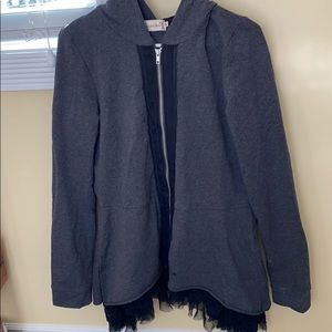 Laced Under Zip Up Jacket